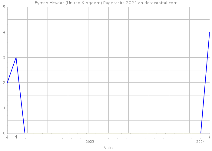 Eyman Heydar (United Kingdom) Page visits 2024 