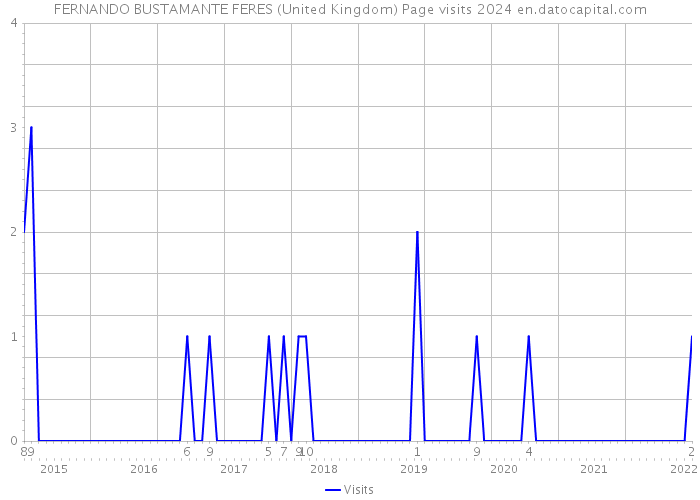 FERNANDO BUSTAMANTE FERES (United Kingdom) Page visits 2024 