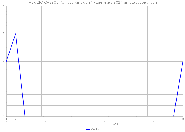 FABRIZIO CAZZOLI (United Kingdom) Page visits 2024 