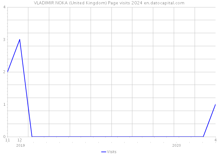 VLADIMIR NOKA (United Kingdom) Page visits 2024 