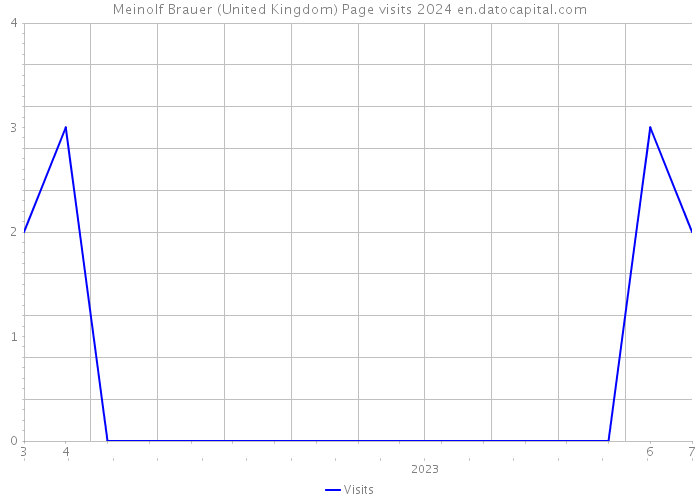 Meinolf Brauer (United Kingdom) Page visits 2024 