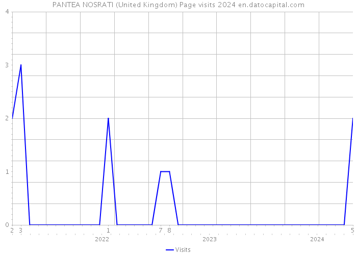 PANTEA NOSRATI (United Kingdom) Page visits 2024 
