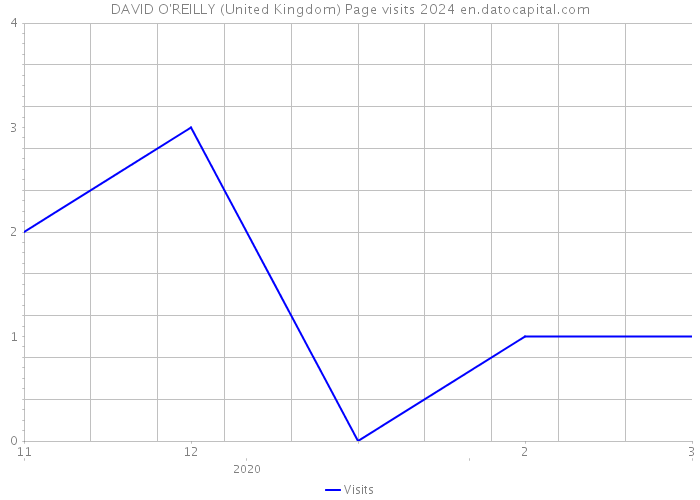 DAVID O'REILLY (United Kingdom) Page visits 2024 