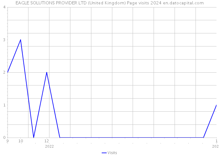 EAGLE SOLUTIONS PROVIDER LTD (United Kingdom) Page visits 2024 