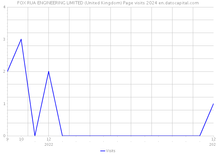 FOX RUA ENGINEERING LIMITED (United Kingdom) Page visits 2024 
