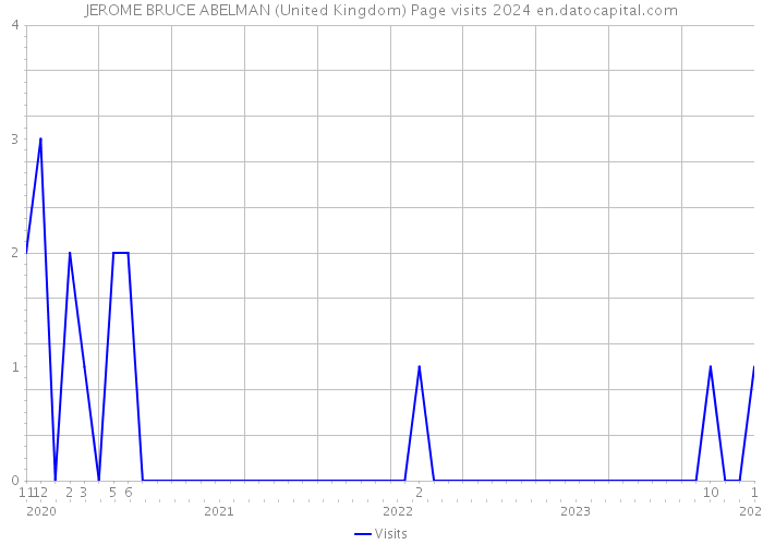 JEROME BRUCE ABELMAN (United Kingdom) Page visits 2024 