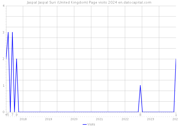 Jaspal Jaspal Suri (United Kingdom) Page visits 2024 