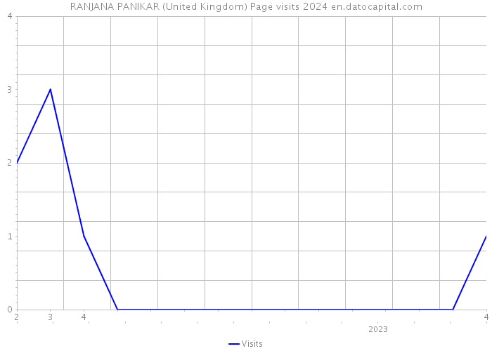 RANJANA PANIKAR (United Kingdom) Page visits 2024 
