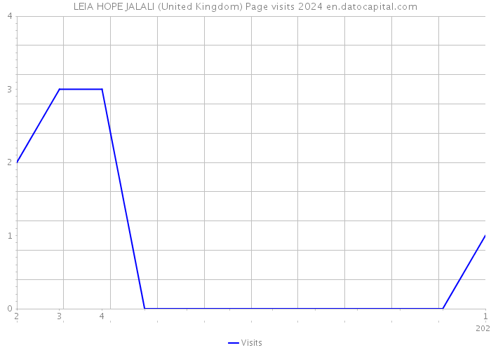 LEIA HOPE JALALI (United Kingdom) Page visits 2024 