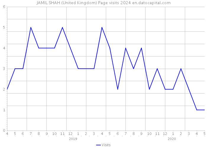JAMIL SHAH (United Kingdom) Page visits 2024 