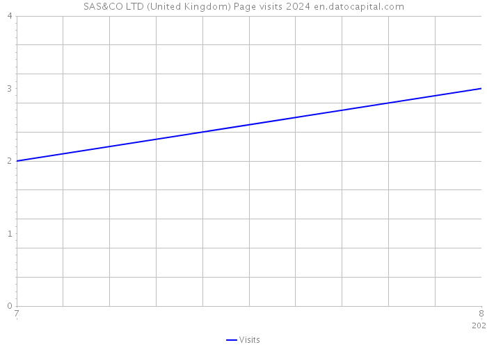 SAS&CO LTD (United Kingdom) Page visits 2024 