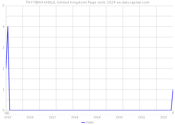TAYYIBAH KHALIL (United Kingdom) Page visits 2024 