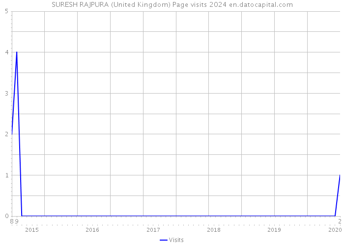 SURESH RAJPURA (United Kingdom) Page visits 2024 