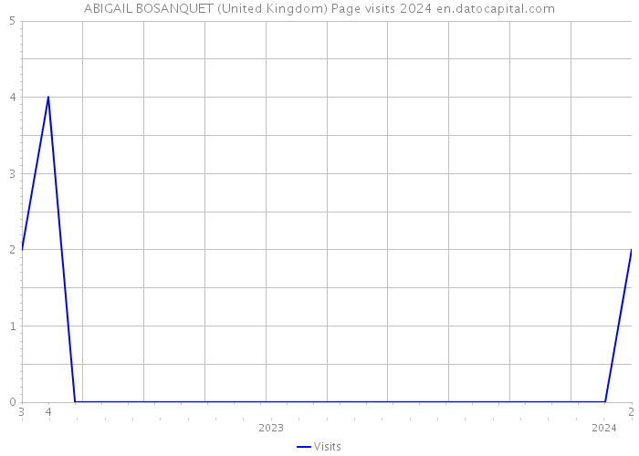 ABIGAIL BOSANQUET (United Kingdom) Page visits 2024 