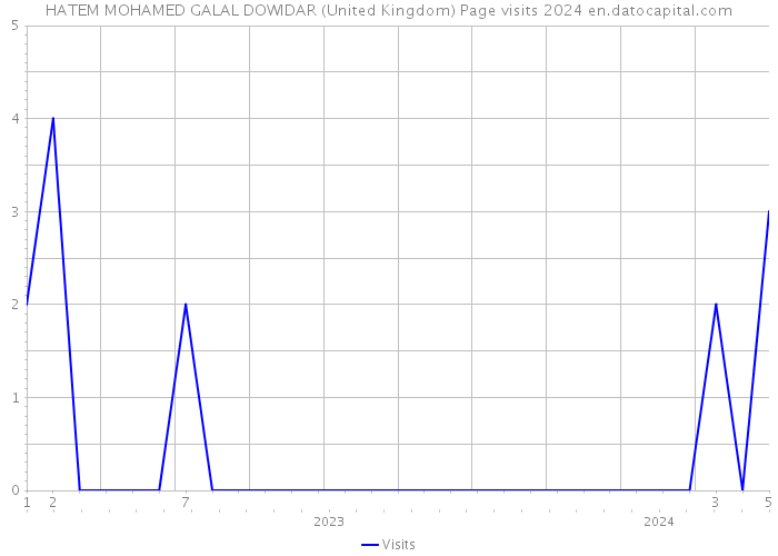 HATEM MOHAMED GALAL DOWIDAR (United Kingdom) Page visits 2024 