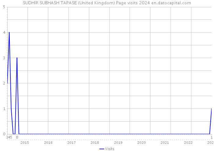 SUDHIR SUBHASH TAPASE (United Kingdom) Page visits 2024 