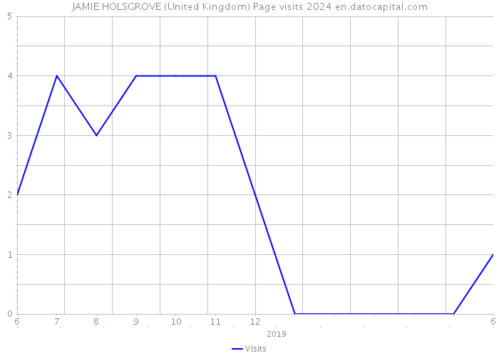 JAMIE HOLSGROVE (United Kingdom) Page visits 2024 