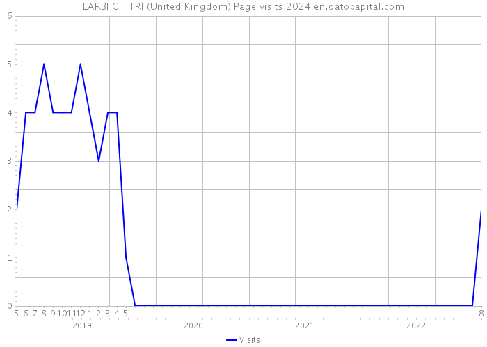 LARBI CHITRI (United Kingdom) Page visits 2024 