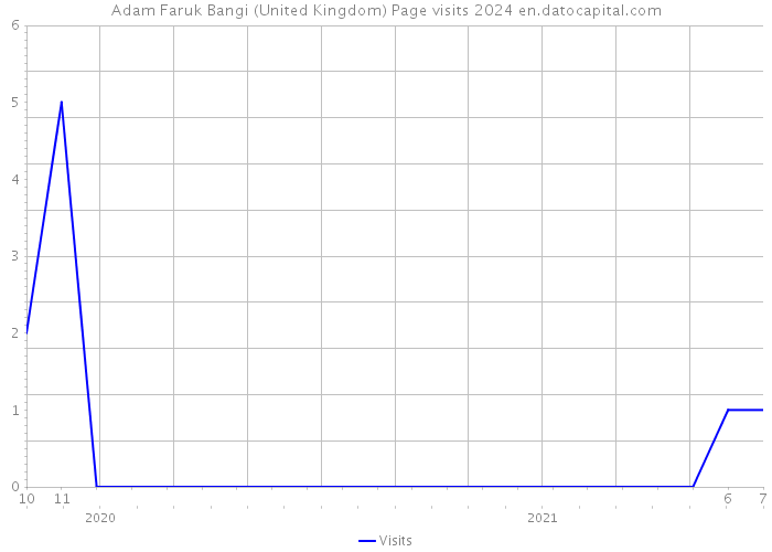 Adam Faruk Bangi (United Kingdom) Page visits 2024 