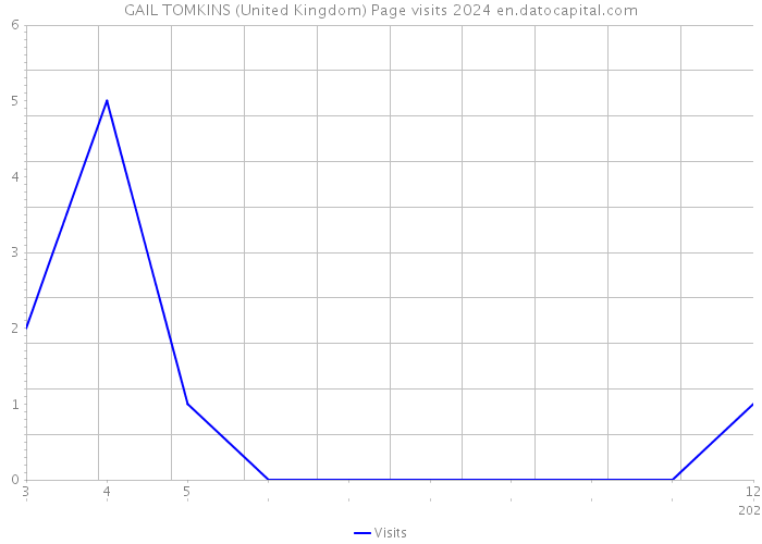 GAIL TOMKINS (United Kingdom) Page visits 2024 