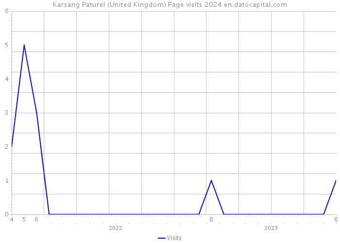 Karsang Paturel (United Kingdom) Page visits 2024 