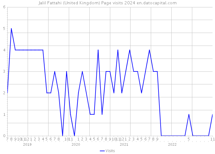 Jalil Fattahi (United Kingdom) Page visits 2024 