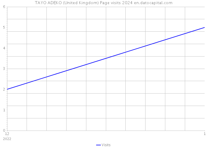 TAYO ADEKO (United Kingdom) Page visits 2024 