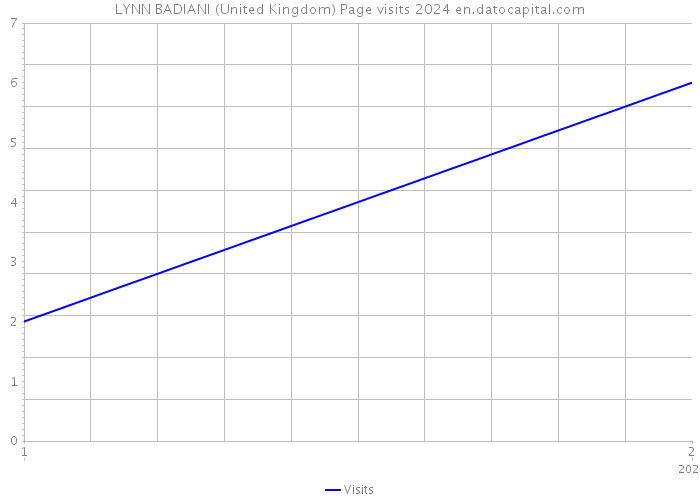 LYNN BADIANI (United Kingdom) Page visits 2024 