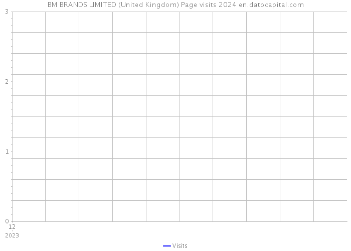 BM BRANDS LIMITED (United Kingdom) Page visits 2024 