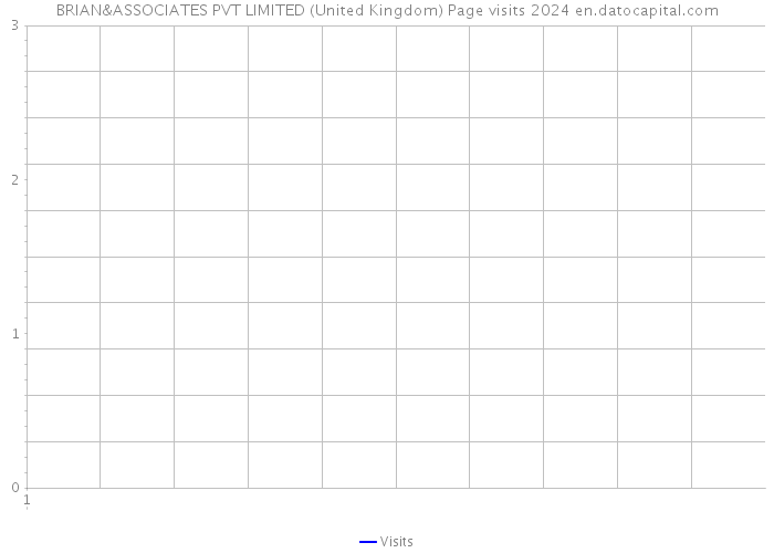 BRIAN&ASSOCIATES PVT LIMITED (United Kingdom) Page visits 2024 
