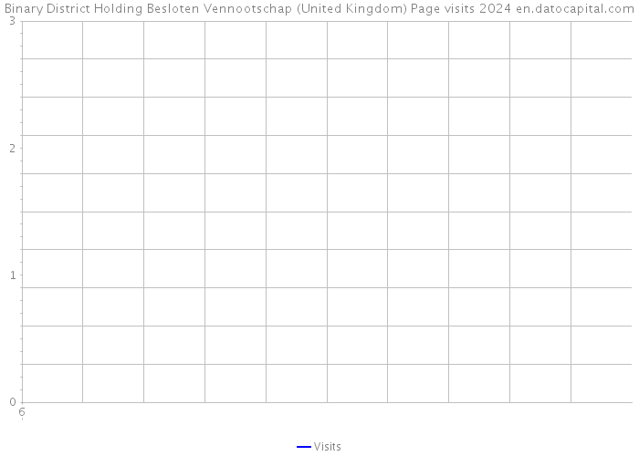 Binary District Holding Besloten Vennootschap (United Kingdom) Page visits 2024 