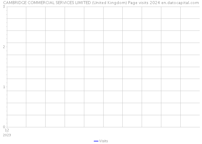CAMBRIDGE COMMERCIAL SERVICES LIMITED (United Kingdom) Page visits 2024 