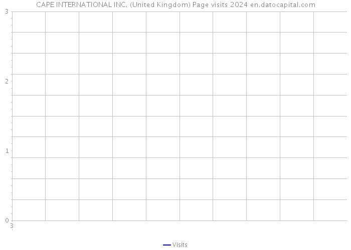 CAPE INTERNATIONAL INC. (United Kingdom) Page visits 2024 