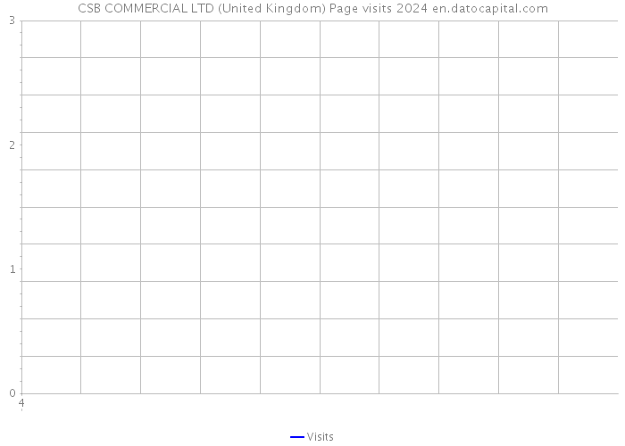 CSB COMMERCIAL LTD (United Kingdom) Page visits 2024 