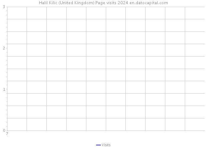 Halil Kilic (United Kingdom) Page visits 2024 