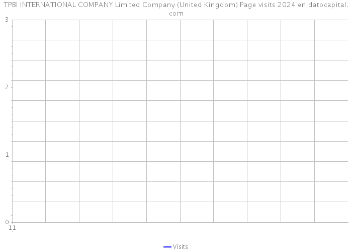 TPBI INTERNATIONAL COMPANY Limited Company (United Kingdom) Page visits 2024 