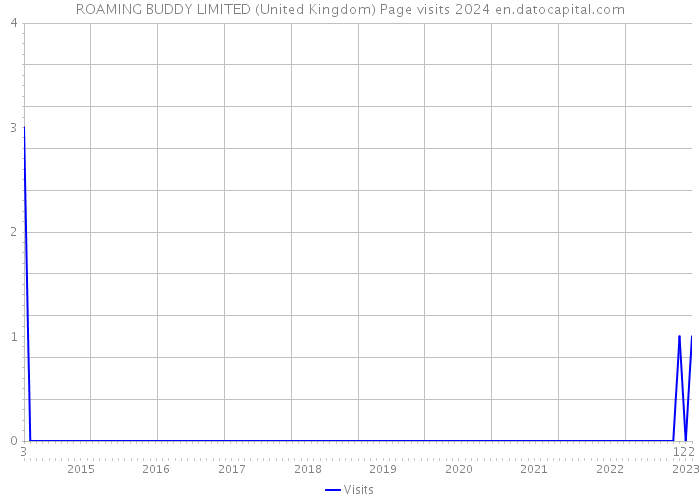ROAMING BUDDY LIMITED (United Kingdom) Page visits 2024 