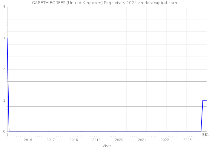 GARETH FORBES (United Kingdom) Page visits 2024 