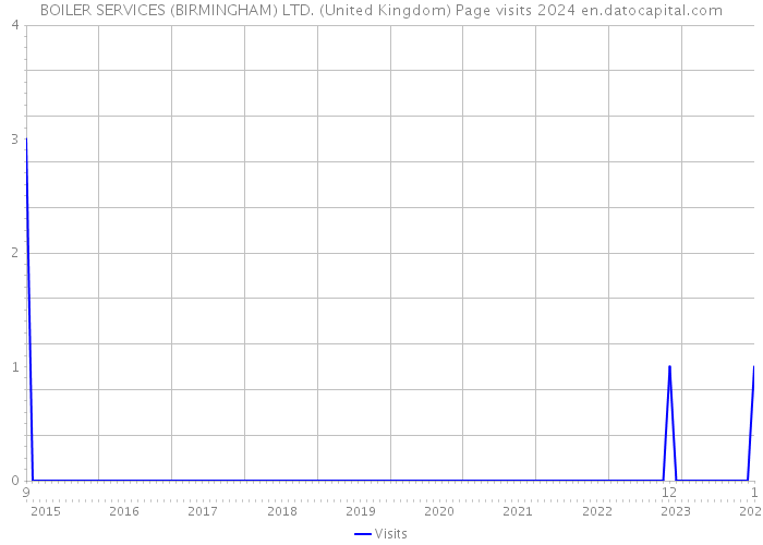 BOILER SERVICES (BIRMINGHAM) LTD. (United Kingdom) Page visits 2024 