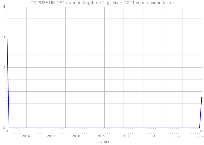 ITS PURE LIMITED (United Kingdom) Page visits 2024 