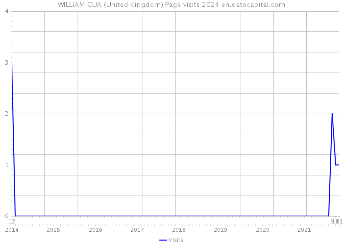 WILLIAM CUA (United Kingdom) Page visits 2024 