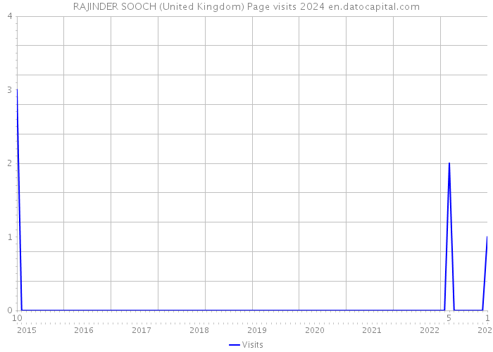 RAJINDER SOOCH (United Kingdom) Page visits 2024 