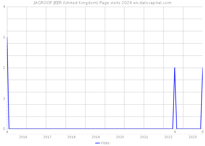 JAGROOP JEER (United Kingdom) Page visits 2024 