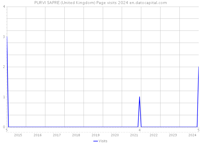 PURVI SAPRE (United Kingdom) Page visits 2024 