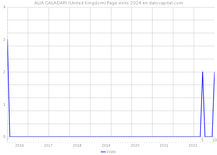 ALIA GALADARI (United Kingdom) Page visits 2024 