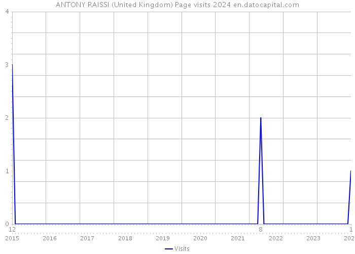ANTONY RAISSI (United Kingdom) Page visits 2024 