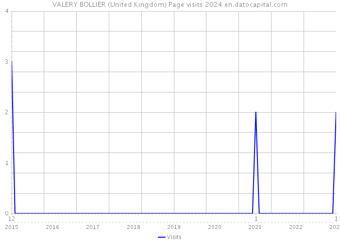 VALERY BOLLIER (United Kingdom) Page visits 2024 