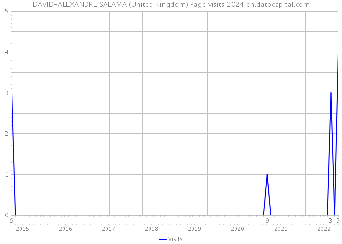 DAVID-ALEXANDRE SALAMA (United Kingdom) Page visits 2024 