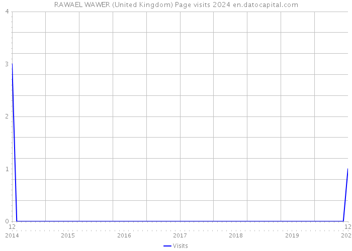 RAWAEL WAWER (United Kingdom) Page visits 2024 