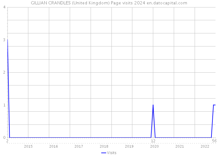 GILLIAN CRANDLES (United Kingdom) Page visits 2024 